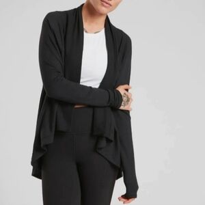 Athleta Nirvana Wear Two Ways Wrap In Black Size XS